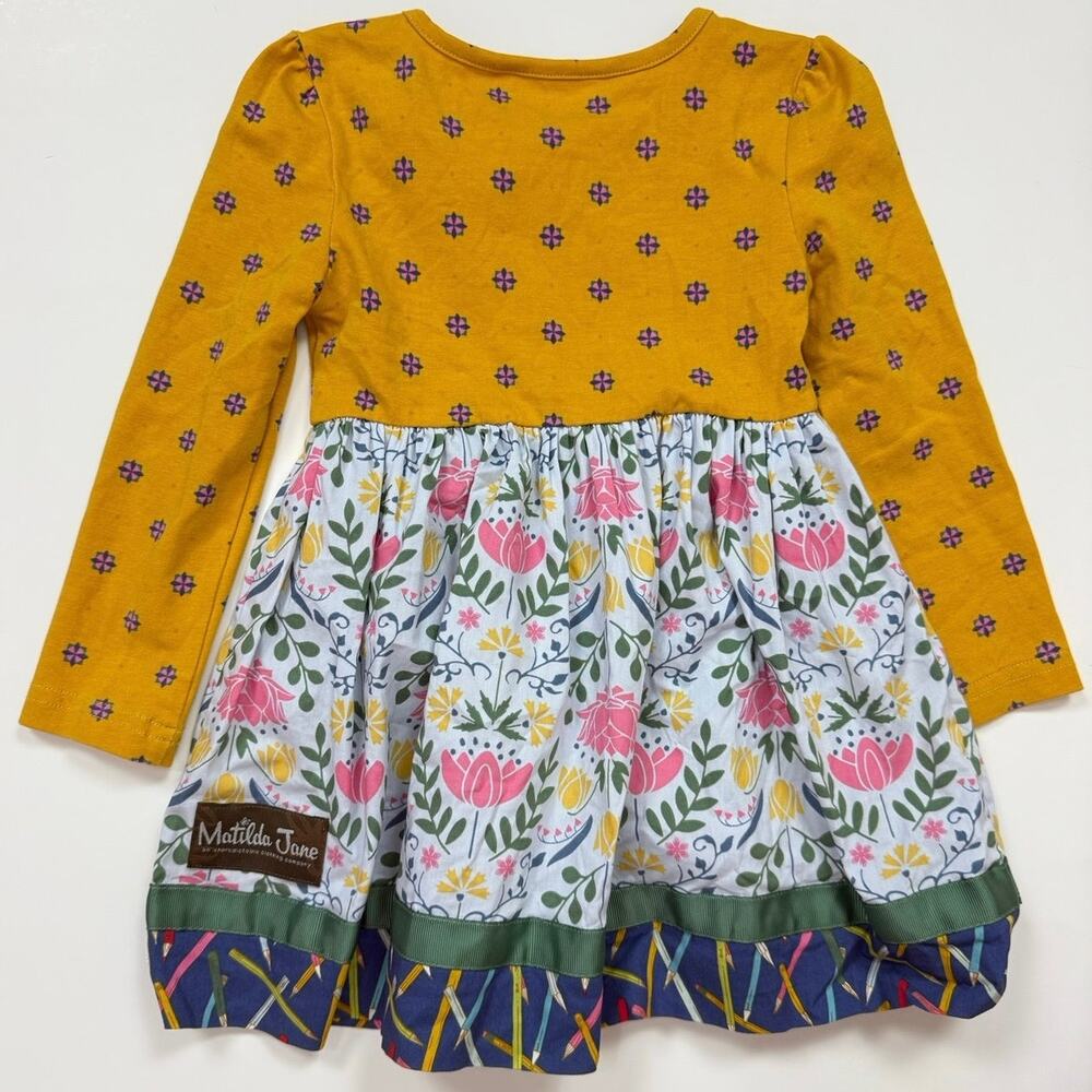 Matilda Jane Choose Your Own Path Gold Star Dress - Picture 4 of 4